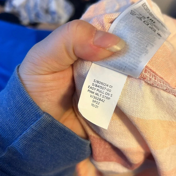 NWT GAP STRIPED LINEN SHORTS - Picture 5 of 5